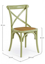 Sedia Cross Verde