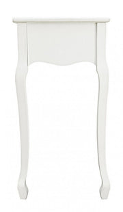 Consolle in MDF due cassetti Bianca CLORINNE 90x40x h78 cm