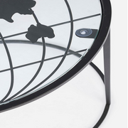 Set design 2 Tavolini Mondo in metallo