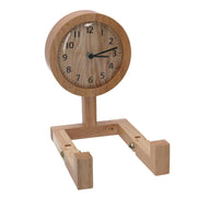 Natural wood clock 15x22,5x23 cm