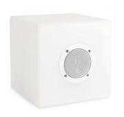 Lampada LED Cubo Speaker in Polietilene 20x20cm