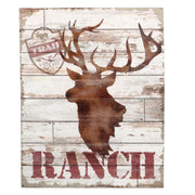 Quadro legno renna cm40x50x2,5