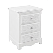 Mobile cassettiera 3 cassetti legno bianco Blanc cm 40 x 34 x 63,5