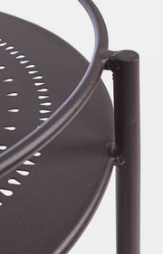 Carrello per bottiglie in acciaio Grigio Antracite