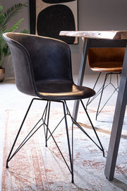 Tappeto cotone azzurro Siria cm 140 x 200