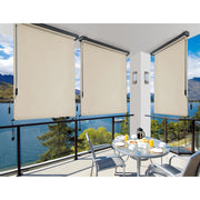 Tenda a rullo manuale in alluminio Charleston bianco