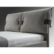 Letto matrimoniale contenitore Grenoble ecopelle grigio