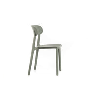 Sedia in polipropilene grigio chiaro 48x52x77,5h cm