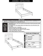 Letto metallo bianco singolo cm 90 x h 200