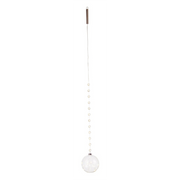 Pallina di natale Amy trasparente Ø15 cm