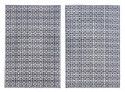 Tappeto Tirrenia Nero-Bianco 150X210  Cod.0607635