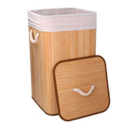 Cestone bambu' naturale cm35x35h60