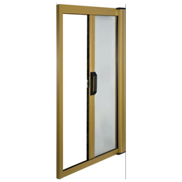 Zanzariera orizzontale per porta in Alluminio cm. 160x250 con Rete in fibra di vetro colore Bronzo IRS