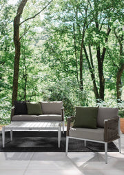 Tavolino Calypso bianco 110x60 cm