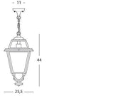 Sospensione E27  linea elegance  grafite
