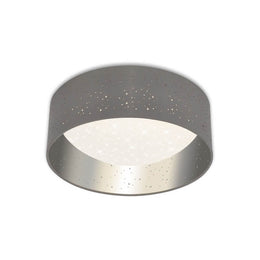Luce a soffitto a LED Stea Scello, Ø 32 cm, 12 W, grigio-silver