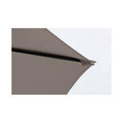 Ombrellone da giardino con braccio a 360°Texas cm 300x h260 Antracite-Tortora iperbriko