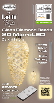 Pigna CGB 15 Micro LED Ø9 x H19cm