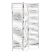 Paravento separe 3 ante legno bianco MIlky cm 120 x 180