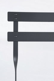 Set giardino Bistrot antracite bizzotto tavolo sedie