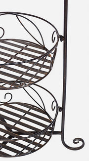 2x Espositore Melanie Slim To 3 Cesti