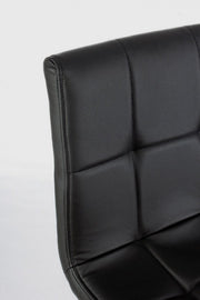 2x Sgabello Bar Bruce Pu Nero