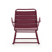 Sedia a dondolo bordeaux bizzotto lillian