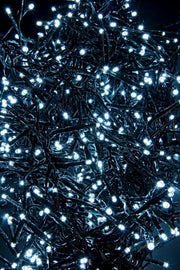 6x Cluster768L Bianco 3Mm Filo Verde Ip44