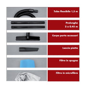 Aspirapolvere solidi e liquidi Lavor JOKER 1400S
