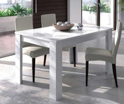 Tavolo Kendra Cm.90 x 140-190 x 78h Kit Bianco