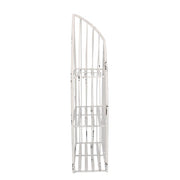 Mensola metallo bianco 3 piani cm29x12h55