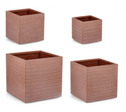Set4 P.Vaso Tressage Qu Terracotta