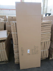 Scaffale metallo jessica bianco brush 5p largo  cm 60x28h180