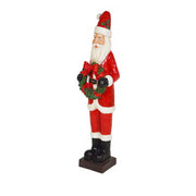 Babbo natale resina rosso cm31,5x25,5h120