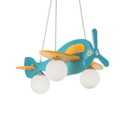 Lampadario cameretta aereo azzurro bimbo