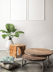 Tappeto pelle argento Helen