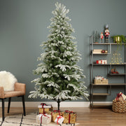 Albero di Natale Sunndal fir frosted H 210 x ø 120 cm