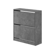 Scarpiera a ribalta grigio retro L 73 x P 26 x 82.5 cm