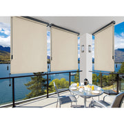 Tenda da esterno a rullo alluminio beige manuale cm 120 x h 250