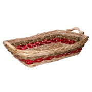 Gnomo resina con cartello rosso cm21,5x19h50