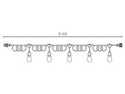 Cavo Mt5 C-Ptl E27  linea enjoy  nero