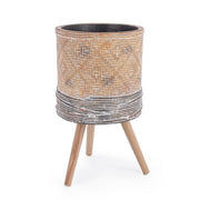 Vaso Dakar treppiede Magnesia 39h cm