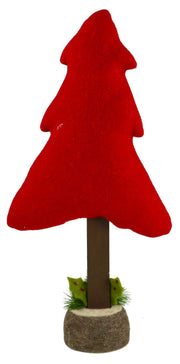 Albero panno rosso grande nbr-1250 cm. 37 x 13,5 h 74