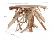 Consolle Lisandra 120x45 cm in legno naturale