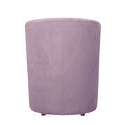 Poltrona in tessuto con pouf estraibile DJERBA Rosa Antico 63,5x 62,5x h76 cm