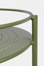 Carrello per bottiglie in acciaio Verde