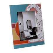 Multicolor wooden photo frame cm19,5x1,8h24,5