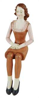 Donna seduta jw-9665 cm. 12,5 x 12,5 h 38