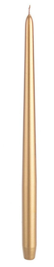 6x Candela Basic Conica Oro 40Cm