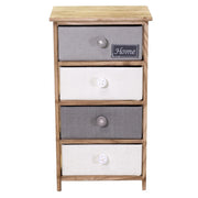 Cassettiera Brenda bottone 4 cassetti cm40x29xh73